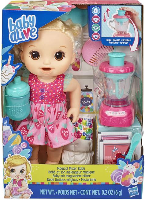 Baby alive doll with magical mixer